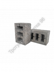 Керамзитобетонный блок 250х188х390 - Тротуарная плитка от производителя Екатеринбург, Тюмень