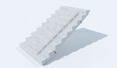 лестничный марш - КРЭМП | Тротуарная плитка, дорожная плита, бортовой камень, сваи от производителя Екатеринбург, Тюмень