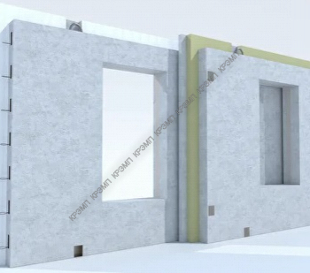 стеновая панель из железобетона - КРЭМП | Тротуарная плитка, дорожная плита, бортовой камень, сваи от производителя Екатеринбург, Тюмень